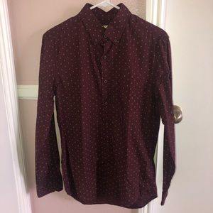 Men’s long sleeve button down